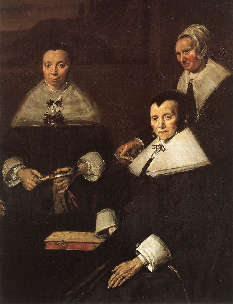 HALS, Frans Regentesses of the Old Men's Almshouse (detail)